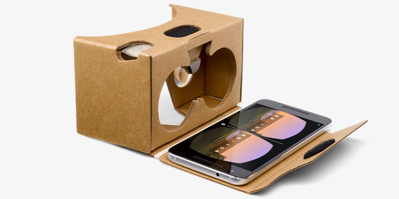 Das Google Cardboard ist eine Halterung aus Karton – die einfachste Form einer VR-Brille fürs Smartphone.