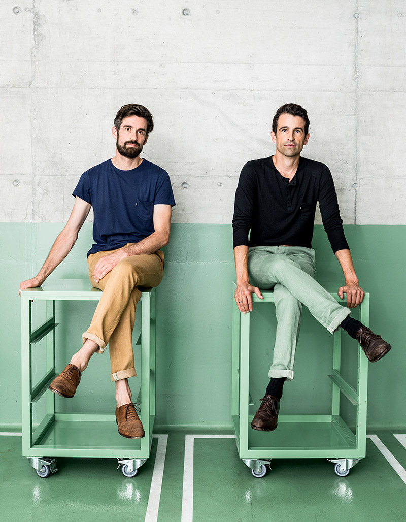 Taschenpioniere Markus und Daniel Freitag