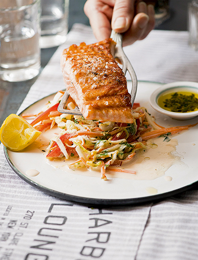 Gegrillter Lachs