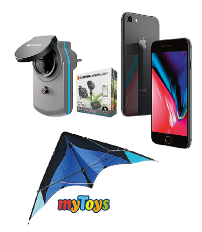 iPhone, Gardena-System und Lenkdrache