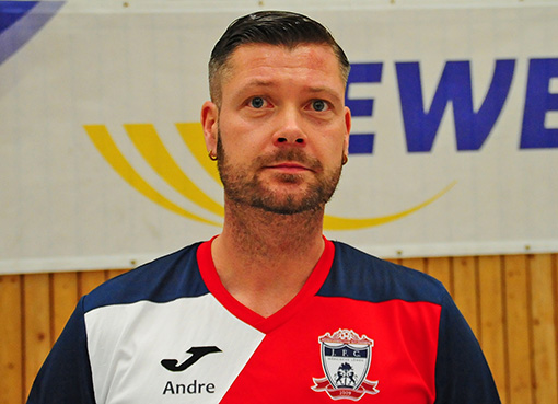 Portrait André Kohlmann Trainer J.F.C. Märkische Löwen